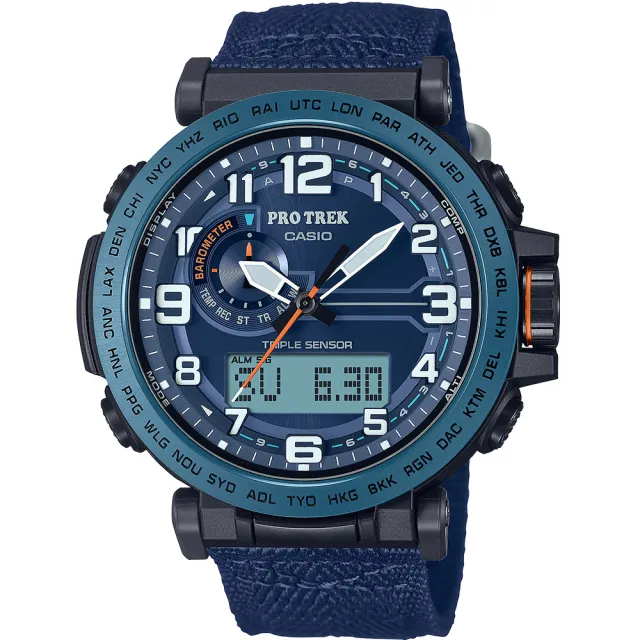 CASIO 卡西歐】PRO TREK 太陽能登山計時錶(PRG-601YB-2) - momo購物網