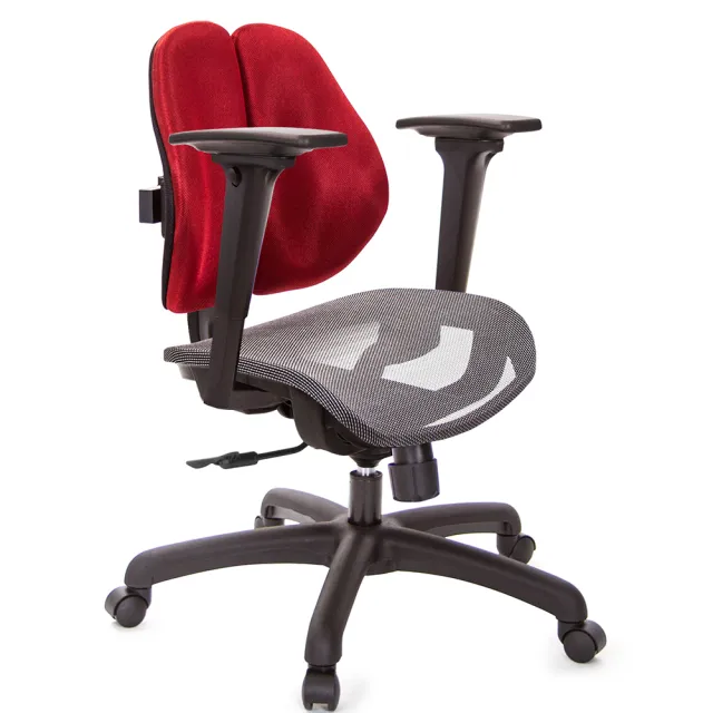 【GXG 吉加吉】低雙背網座 3D升降扶手 電腦椅(TW-2803 E9)