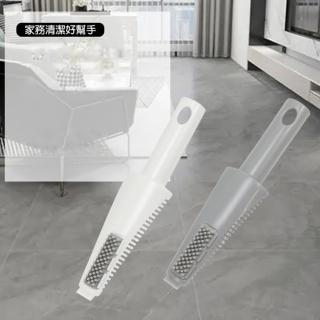 【PS Mall】多功能拖把布清潔刮刀 去水除垢 免手洗刷子 地板地墊腳踏墊清潔 2入(J294)