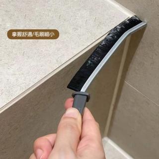 【PS Mall】隙縫刷 縫隙刷 衛生間縫隙刷 長縫隙刷硬毛刷 多功能縫隙刷 窗戶清潔刷 夾縫刷(J104)