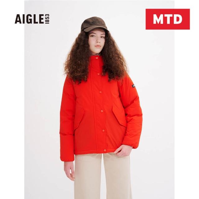 【AIGLE】MTD 女 防水羽絨外套AG-2A207A010 紅色(女外套 防水外套 羽絨外套)