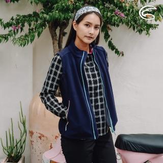【ADISI】女雙層超細纖維抗風保暖背心AV2321086(刷毛 輕抗風 輕量 彈性 透氣)