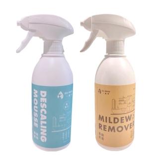 【一噴淨】買1送1除垢慕斯+除黴慕斯(臺灣製/水龍頭/玻璃/鏡子/矽利康/黴菌 發黴 浴室黴菌)