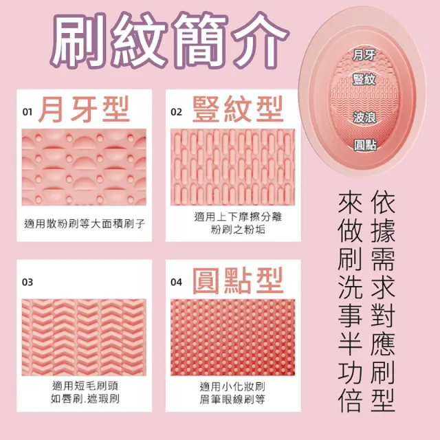 【沐日居家】矽膠化妝刷清洗器 2件組 矽膠洗刷墊(清潔 刷具 矽膠)