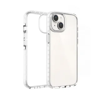 【VOYAGE】iPhone 15 6.1 超軍規防摔保護殼-Pure Clear 純淨(環保塑料 兩年抗黃保證)