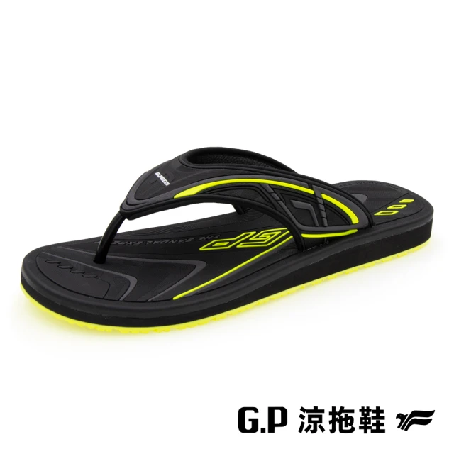 G.P 男款戶外越野護趾鞋G9595M-黑色(SIZE:39