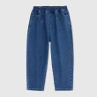 【GAP】男童裝 鬆緊錐形牛仔褲-藍色(891982)