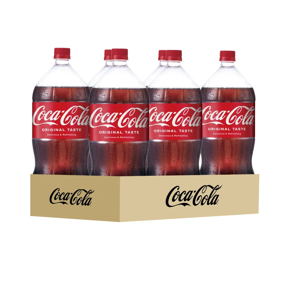 【Coca-Cola 可口可樂】寶特瓶2000mlx2箱(共12入)