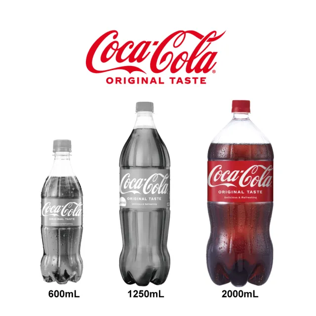 【Coca-Cola 可口可樂】寶特瓶2000mlx2箱(共12入)