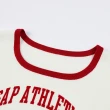 【GAP】女裝 Logo印花圓領針織毛衣-白色(891639)