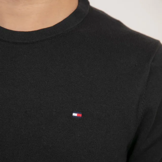 【Tommy Hilfiger】Tommy Hilfiger 針織毛衣 刺繡logo 縮口 針織 長袖 毛衣(針織毛衣9230CS1)