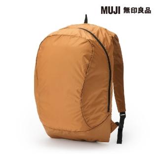 【MUJI 無印良品】可折疊撥水加工聚酯纖維後揹包(共2色)
