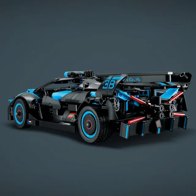 【LEGO 樂高】科技系列 42162 Bugatti Bolide Agile Blue(布加迪賽車 寶石藍 momo線上獨家)