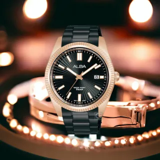 【ALBA】Prestige 簡約三針 時尚腕錶(VJ42-X353SD/AS9T56X1/黑)