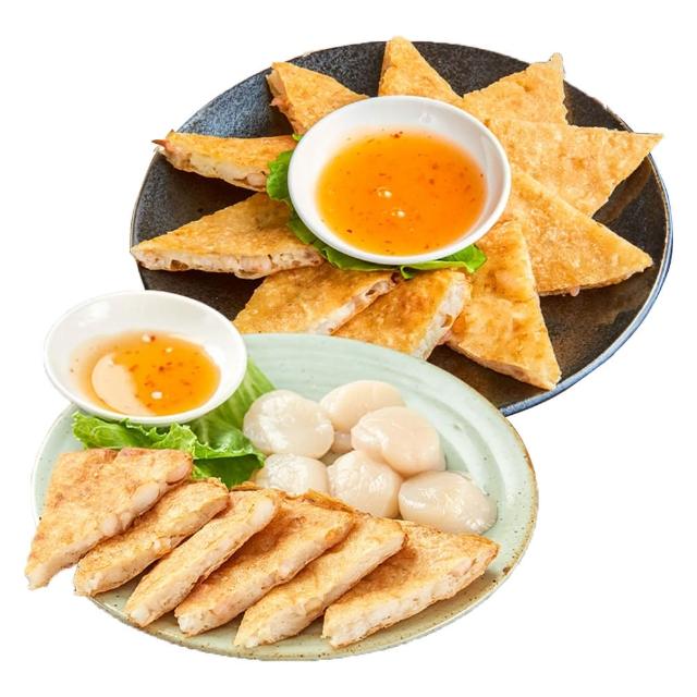 【鮮食家任選】饗福。原味10片+花枝5片+干貝5片(200g包)