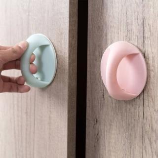 【PS Mall】免打孔黏貼式門把 把手器 門窗把手 抽屜把手 櫥櫃把手 多用途把手 4入(J314)