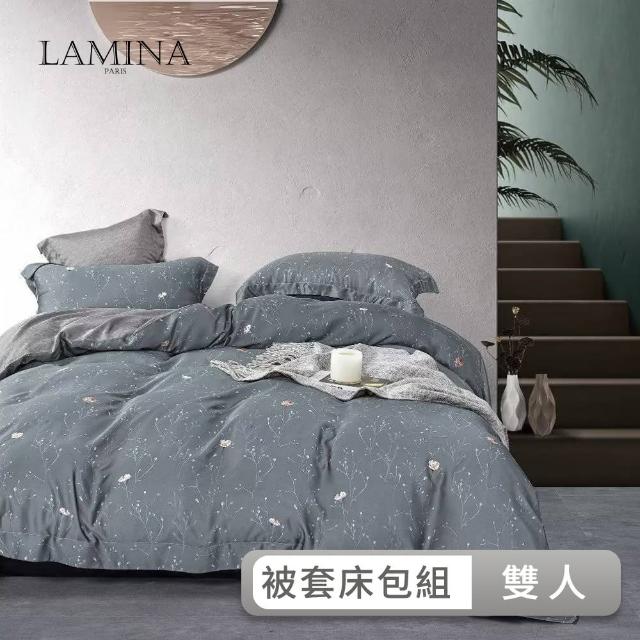 【LAMINA】藍舟 雙人 頂級60支100%天絲四件式兩用被套床包組(雙人-多款任選)