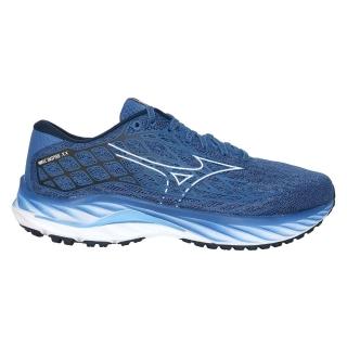 【MIZUNO 美津濃】WAVE INSPIRE 20 SW 男慢跑鞋-4E-訓練 寬楦 珊瑚藍黑白(J1GC244506)