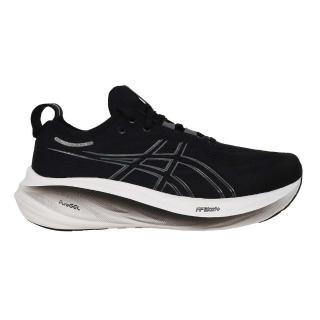 【asics 亞瑟士】GEL-NIMBUS 26 男慢跑鞋-4E-超寬楦 黑白(1011B796-001)