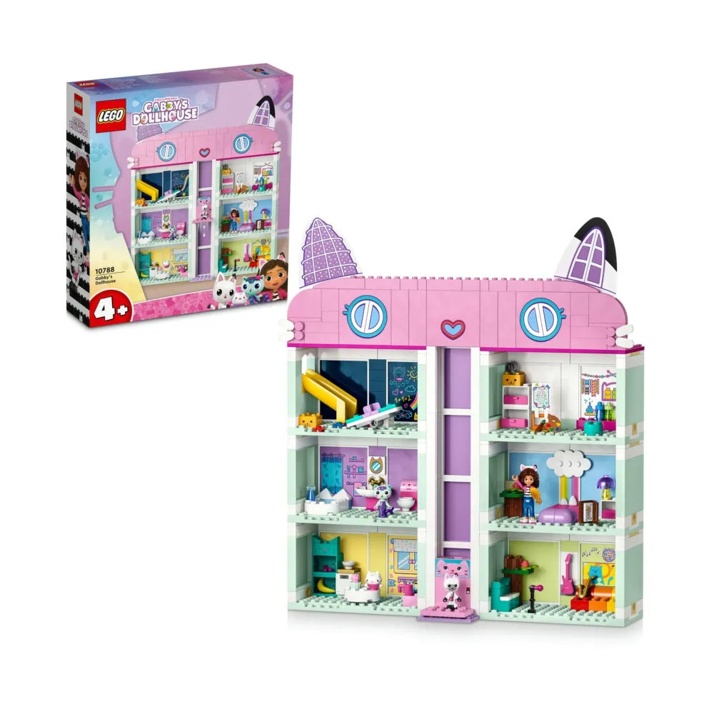 【LEGO 樂高】Gabby’s Dollhouse 10788 Gabby’s Dollhouse(玩具娃娃屋 蓋比的娃娃屋)