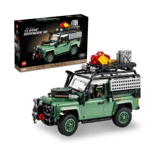 【LEGO 樂高】Icons 10317 Land Rover Classic Defender 90(路虎 越野車 禮物 居家擺設)