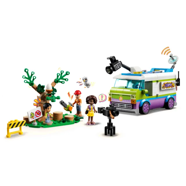 【LEGO 樂高】Friends 41749 新聞採訪車(家家酒 兒童玩具)