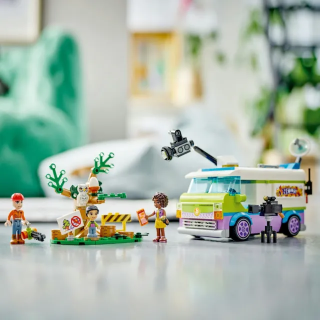 【LEGO 樂高】Friends 41749 新聞採訪車(家家酒 兒童玩具)