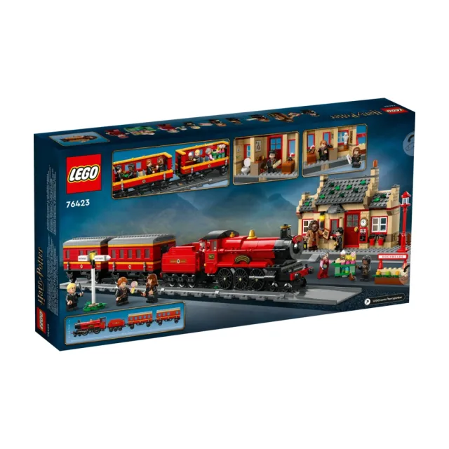 【LEGO 樂高】哈利波特系列 76423 Hogwarts Express & Hogsmeade Station(火車 霍格華茲火車)