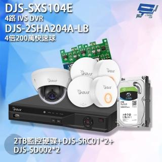 【CHANG YUN 昌運】DJS組合 DJS-SXS104E+DJS-2SHA204A-LB+SRC01*2+SD002*2+2TB