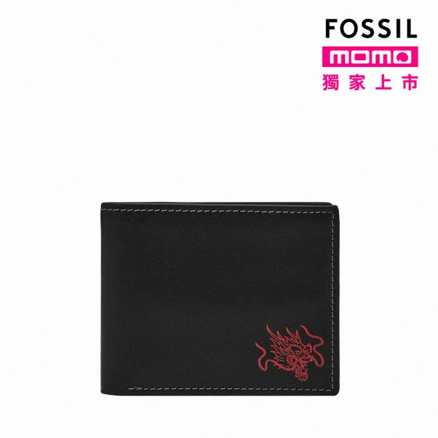 FOSSIL 官方旗艦館 Steven 真皮皮夾-龍年限定 ML4618001