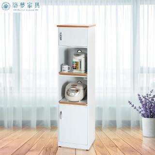 【Build dream 築夢傢俱】1.5尺 防水塑鋼 二門二拉盤 電器櫃(附插座)