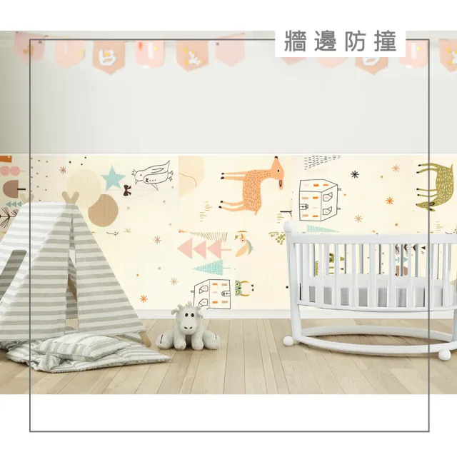 【LOG 樂格】XPE兒童防撞牆貼 超厚款2cm 安全防撞牆貼 防撞墊 寶寶防撞 自黏牆壁貼(10入組)