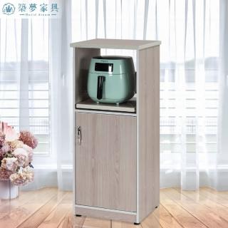 【Build dream 築夢傢俱】1.5尺 防水塑鋼 單門一拉盤 電器櫃(附插座)
