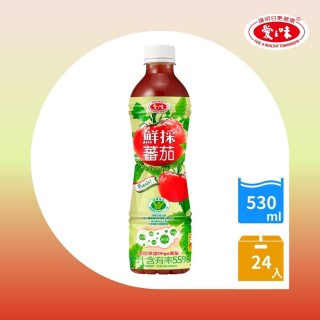 【愛之味】鮮採番茄汁Oligo腸道保健530ml4入6組共24入