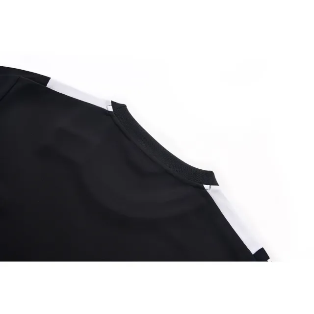【FILA官方直營】男/女 中性吸濕排汗短袖圓領T恤-黑色(1TEY-1465-BK)