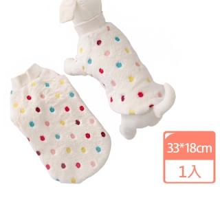 【寵物暖暖】秋冬寵物保暖點點毛背心(舒適 狗衣服 貓衣服 變身裝 休閒 外出服裝 寵物用品 寵物服飾)