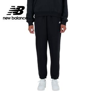 【NEW BALANCE】NB 褲管縮口棉質長褲 女性 黑色 AWP41500BK(亞版 版型正常)