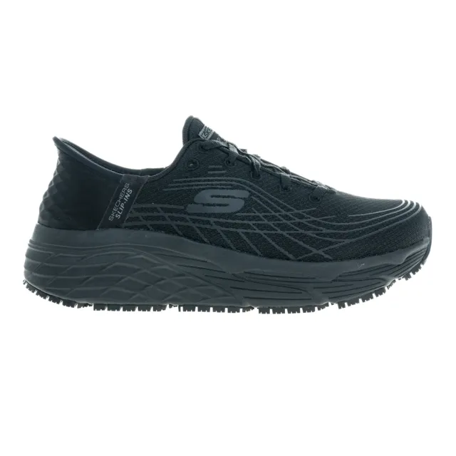 【SKECHERS】女工作鞋系列 瞬穿舒適科技 MAX CUSHIONING ELITE SR 寬楦款(108172WBLK)