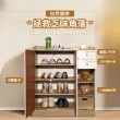【Ashley House】北歐簡約玄關收納置物鞋櫃-雙門兩抽屜5格(玄關櫃 收納櫃 置物櫃 鞋架 鞋櫃 櫥櫃)