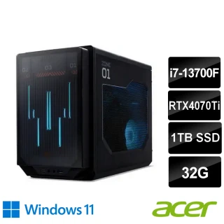 Acer 宏碁 24型電競螢幕組★i7獨顯RTX電競電腦(N