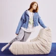 【BRAPPERS】女款 環保再生棉系列-中腰彈性八分褲(雪花藍)