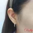 【DOLLY】0.45克拉 18K金輕珠寶玫瑰金鑽石耳環