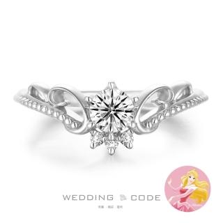 【WEDDING CODE】GIA 32分鑽戒 D/VS1/3EX 鉑金 迪士尼睡美人3149(限量 618限定 現貨 禮盒)