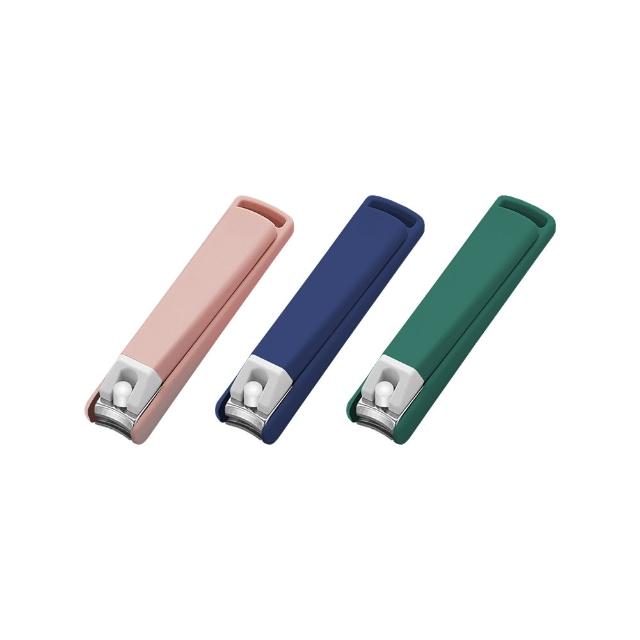 【BOBOLIFE】防噴濺指甲剪 2入組 一大一小(指甲刀 指甲銼 銼刀 指甲剪刀 美甲)