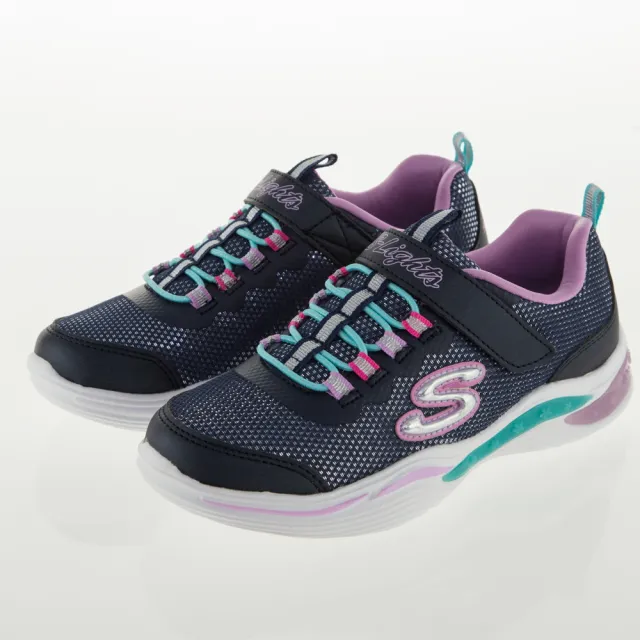 【SKECHERS】男女童 輕量一字魔鬼氈休閒鞋(多款)