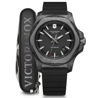 【VICTORINOX 瑞士維氏】I.N.O.X. Carbon 碳纖維錶殼 機械腕錶 女王節(VISA-241866.1)