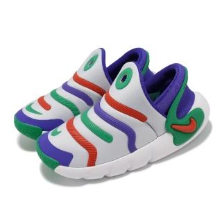 【NIKE 耐吉】休閒鞋 Dynamo 2 Easyon PS 中童鞋 灰 紅 小朋友 嬰兒鞋 透氣 無鞋帶(FD0553-002)