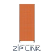 【林製作所】ZipLink拉鏈連結屏風 窄版 三片組 有輪(付腳座/多色可選/台灣製造/OA 屏風/辦公 隔間)