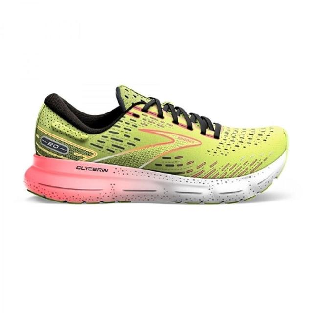 【BROOKS】Glycerin 20 男 慢跑鞋 路跑 避震緩衝象限 甘油系列20代 萊姆綠(1103821D725)