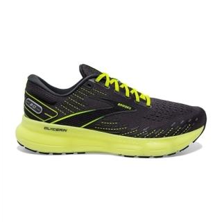 【brooks】glycerin 20 男 慢跑鞋 夜光限定款 運動 避震 緩衝 路跑 黑黃(1103821d012)